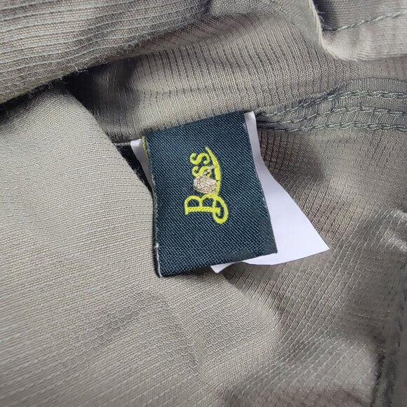 GH Bass Co Explorer Mens Large Olive Green Shirt Short Sleeve Button Down Hiking - Picture 5 of 11